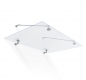 Preview: Palram-Canopia Türvordach TAURUS 1400 140x90cm 12mm ESG Glas Edelstahl